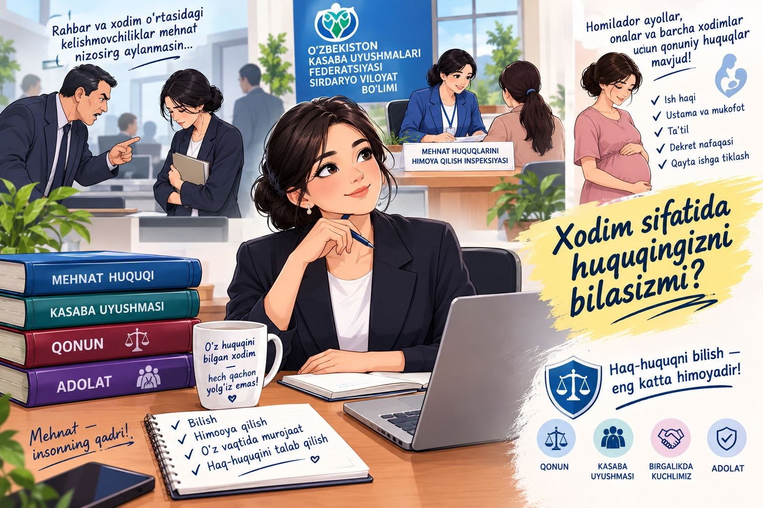 XODIM SIFATIDA HUQUQINGIZNI BILASIZMI?