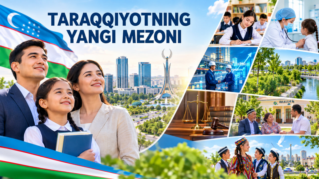 TARAQQIYOTNING YANGI MEZONI